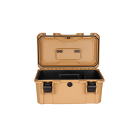 Boîte à outils étanche robuste RX-FA47-KS |   Options de protection IP67 et de serrure TSA |   Boîte de rangement à double couche en PP rigide