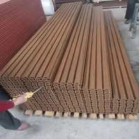 Plancher extérieur en WPC pour jardin, revêtement solide, écologique, imperméable, planches de terrasse