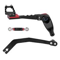 Kit de Commandes au Pied : Levier de Vitesses et Tige de Liaison de Pédale de Frein pour Harley Softail Low Rider S FXLRS Street Bob FXBB 2020-2025 (Commandes Centrales)