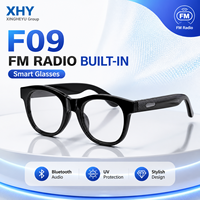 Lunettes Audio Intelligentes F09 à Verres Photochromiques avec Traduction IA et Radio FM Indépendante Deux-en-un pour les Passionnés de Cyclisme et de Course à Pied