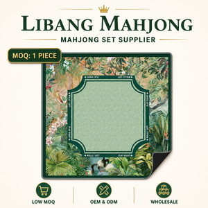 Mahjong Mat Ocean Blue <strong>Table</strong> Cover for Beach Party <strong>Game</strong> Night Social Club Halloween Waterproof Non Slip Silent Rubber Gift <strong>Xmas</strong> - Product Image 1