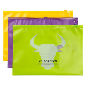 Chất lượng cao tùy chỉnh in ấn nắp kéo zip khóa túi nhựa cho bao bì quần áo - Product Image 1