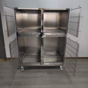 PETSPROOFING Jaula Profesional para Perros Grandes, Diseño Novedoso, Metálica, Modular, de Acero, con Patrón Animal Sólido para Perros y Gatos - Product Image 4