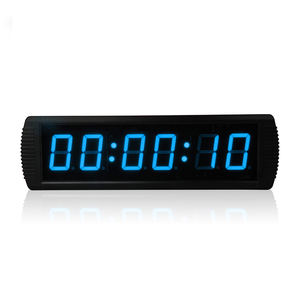 Pantalla azul de alta calidad LED Countup 3 pulgadas cronómetro temporizador para escuela estudiante deportes carrera reloj Oficina Reunión cuenta regresiva reloj - Product Image 6