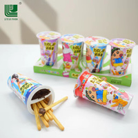 Chaoan Luyuan Biscuits Sucrés Solides Personnalisés Certifiés Halal HACCP, Biscuits Croustillants en Forme de Doigt, Sauce, Jouets de Dessin Animé, 12 Mois