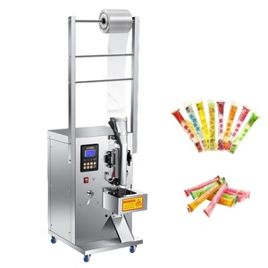 Machine d'emballage automatique verticale pour liquides en plastique, avec fonction de scellage, pour bâtonnets glacés, sucettes glacées, bonbons et sachets d'eau - Product Image 3