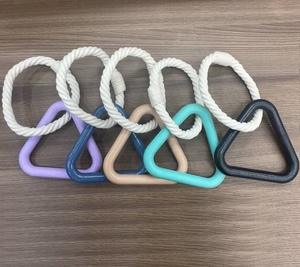 Produttori Eco Friendly Super Chewer accessori per animali corda grande <span class=keywords><strong>razza</strong></span> Haute Wild One Dog Triangle Tug <span class=keywords><strong>Toy</strong></span> - Product Image 4
