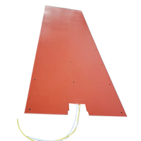 Almohadilla Calefactora Industrial de Silicona de Tamaños Personalizados 220V/110V, Lámina Calefactora OEM para Prensa de Calor de Camisetas, Alta Temperatura, Certificación CE/ROHS, 12 Meses de Garantía