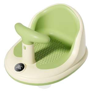 Siège de bain pour bébé en forme de pomme, en matériau TPEPP, avec affichage de la température, pour l'apprentissage de la propreté des bébés de 0 à 12 mois - Product Image 4