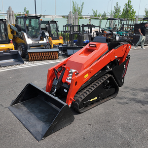 Miễn phí vận chuyển bánh xe/theo dõi mini Skid chỉ đạo Bộ nạp với tuyết Blower xô tuyết Blower vườn Crawler Skid chỉ đạo Bộ nạp - Product Image 2