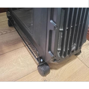 Support mobile de tour d'ordinateur <span class=keywords><strong>avec</strong></span> roues support de processeur PC en métal chariot de support <span class=keywords><strong>avec</strong></span> <span class=keywords><strong>roulettes</strong></span> plateau roulant <span class=keywords><strong>sous</strong></span> le bureau - Product Image 4