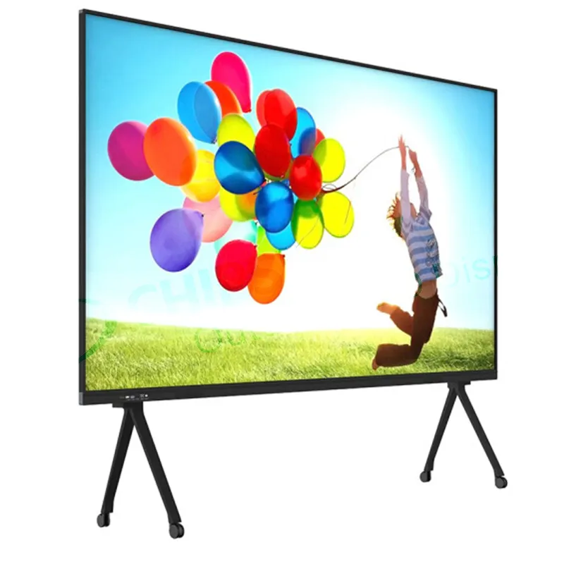 110 Inch Lcd Whiteboard Full Color Remote Meeting Whiteboard Infrared Interactive TV Touch Display 3840*2160 Chipshow 1200:1 68%