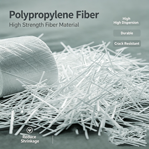 Aditivo de Microfibra de Polipropileno para la Construcción de Pisos de Terrazo de Concreto, para una Distribución Uniforme y un Moldeo Ligero en Fábrica - Product Image 1