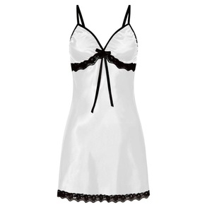 Col en V profond femmes <span class=keywords><strong>soie</strong></span> Satin <span class=keywords><strong>nuisette</strong></span> Lingerie Sexy Pas Cher vêtements de nuit dames <span class=keywords><strong>soie</strong></span> vêtements de nuit robe de nuit - Product Image 3
