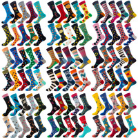 Calcetines divertidos crazy Design para hombre y mujer, calcetín de algodón con logo personalizado, a la moda