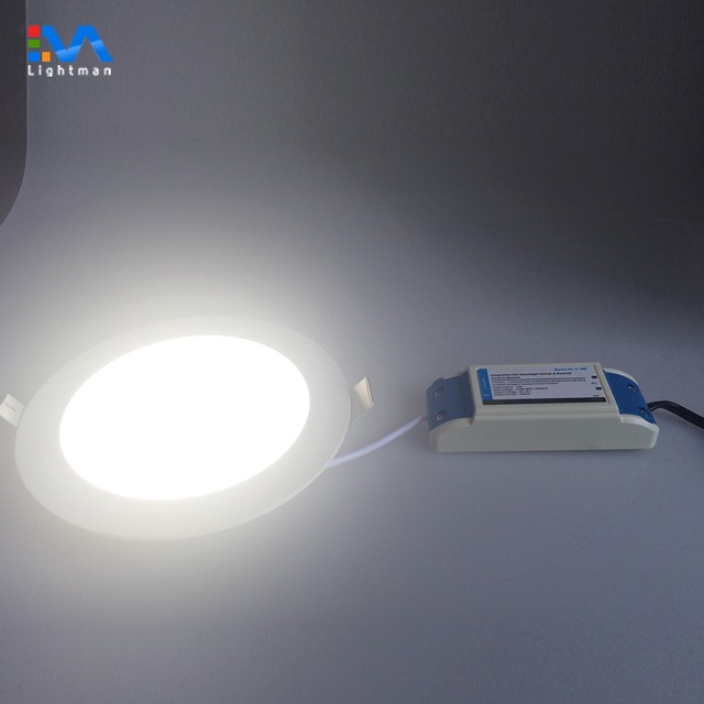 170mm Acrylic 3000-6500K CCT Tunable White Round Led Ceiling Panel Lighting
