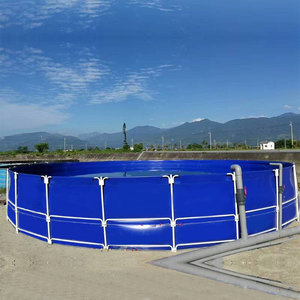 ถังเพาะเลี้ยงสัตว์น้ำทรงกลมแบบพับได้ ทำจากผ้าใบพีวีซี สำหรับการเพาะพันธุ์และบำบัดน้ำ Keystar KSD-004 พลาสติก - Product Image 2