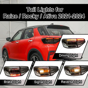 Feux arrière LED fumés et transparents pour Raize <span class=keywords><strong>Daihatsu</strong></span> Rocky Perodua Ativa 2021-2024, plug and play, accessoires de voiture - Product Image 4