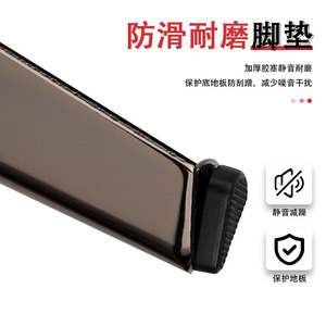 Pata de Mueble Metálica Resistente, Color Negro Metálico, Diseño Minimalista para Sofá - Product Image 5