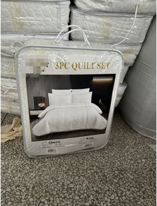 Cubrecama de Algodón Tamaño Queen con Detalles de Encaje y Juego de <span class=keywords><strong>Colcha</strong></span> Acolchada para un Retiro Acogedor en el Dormitorio - Product Image 5
