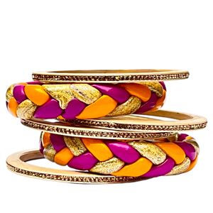 Traditional Handmade Lac Bangles Set with Unique Ponytail Design Stylish Ethnic Jewelry for Weddings Celebrations and Gifts - Product Image 5
