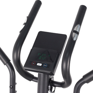 Nouveau modèle d'appareil elliptique domestique personnalisé pour l'exportation, avec roulettes mobiles, résistance magnétique, conception pliable et <span class=keywords><strong>roue</strong></span> arrière - Product Image 4