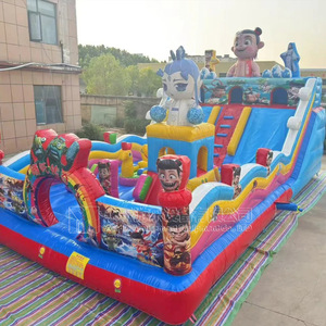 <span class=keywords><strong>Château</strong></span> <span class=keywords><strong>gonflable</strong></span> d'extérieur pour enfants, adapté à l'utilisation en intérieur et en extérieur, idéal pour les aires de jeux, les halls de centres commerciaux - Product Image 4