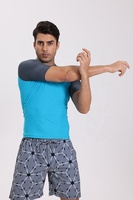 Haut de gamme Super Stretch Nylon Spandex T-shirt blanc Rash Guard Jiu Jitsu couche de base Compression chemises serrées
