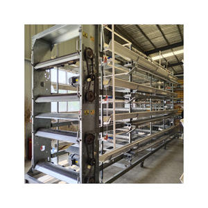 กรงลูกไก่แบบ H ทนทาน ทำความสะอาดง่าย ประหยัดพื้นที่ สำหรับไก่ไข่ ฟาร์มเชิงพาณิชย์ เหล็กชุบสังกะสี - Product Image 6