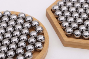 Venta directa de fábrica <span class=keywords><strong>20mm</strong></span> 22mm Bola de acero inoxidable chapada en oro con orificio roscado - Product Image 5
