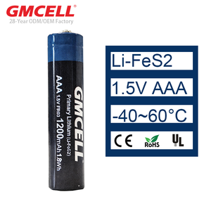 Wholesale AAA FR03 Battery FR10450 1.5V Battery 1200mAh 1.8Wh Li-FeS2 Battery low-temperature resistance - Product Image 1