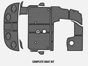 Kit complet de revêtement de pont en mousse EVA imitation teck pour SeaRay 340 Sundancer 1999-2002 – Fournisseur de matériaux en mousse premium - Product Image 2