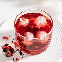 Té de Frutas Mixtas en Bolsitas Piramidales: Fresa, Té Negro, Frambuesa, Morera, Rosa. Té Frío en Sobres al por Mayor.