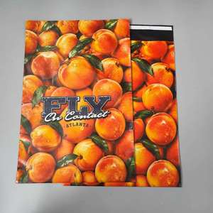 Factory Direct Full Print Peach Poly Mailers Custom Design Self Seal Plastic Mailing Bags Waterproof Clothing Shipping Envelopes - Product Image 1