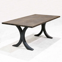 Pieds de table Hétérotypique Restaurant Industriel Bureau Bureau Banc en Acier Fonte Salle à Manger Café Meubles de salle à manger Cadre de table en métal