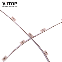 Bande LED à éclairage latéral SK6805 RGBW 144 LED/m 8mm en cuivre 4020, contrôlable individuellement, 5V, pour électronique grand public DIY
