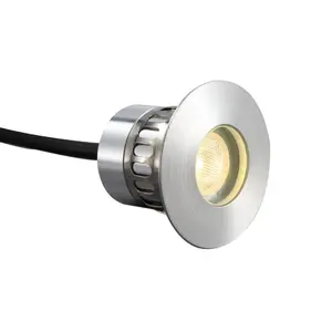 Interior led underground lamps& outdoor small 3W led inground light/Zhongshan Round LED ground buried lamp