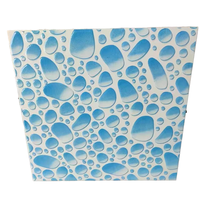 Brique de cristal 300X300 Petit galet goutte d'eau pour extérieur Villa Balcon Salle de bain Résistant à l'usure Antidérapant pour escalier Plafond