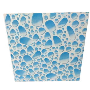 Guijarro de gota de agua pequeño de <span class=keywords><strong>ladrillo</strong></span> de cristal 300X300 para exterior Villa balcón baño resistente al desgaste antideslizante para <span class=keywords><strong>techo</strong></span> de escaleras - Product Image 1