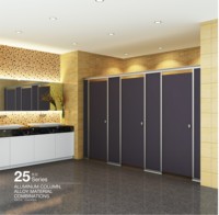 Cloison de toilette en HPL, cloison de toilette en HPL