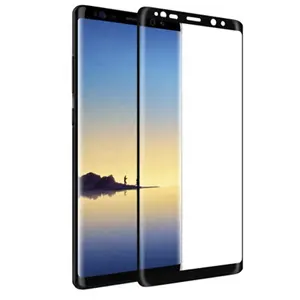 Pelindung Layar Kaca Tempered Cakupan Penuh 9H 3D Premium UNTUK Samsung Galaxy Note8 9 Note 10 Note20 Plus Ultra