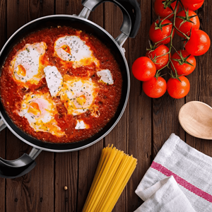 DB Better Chef 10Qt Four hollandais de calibre lourd en céramique émaillée et métal avec couvercle en verre pour la cuisine - Product Image 5