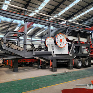 100tph tragbare Bau abfälle Granit brecher Maschine mit Rädern Mobile Backen-, Kegel-und Schlag zerkleinerungs-und Sieb anlage - Product Image 3