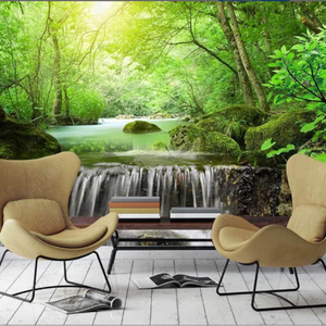 Forêt Tissu <span class=keywords><strong>Papier</strong></span> <span class=keywords><strong>Peint</strong></span> Tropical Rainforest <span class=keywords><strong>Jungle</strong></span> Woods <span class=keywords><strong>Papier</strong></span> <span class=keywords><strong>Peint</strong></span> Chambre Woodland Arbre <span class=keywords><strong>Nature</strong></span> Paysage pas Peel and Stick - Product Image 2