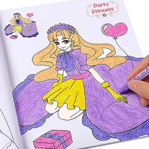 Qualitäts sicherungs band neues Design heißer Verkauf Kinder Färbung Party Prinzessin Malbuch