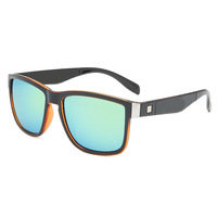 Nouveauté, lunettes de soleil de sport unisexes, légères, colorées, monture carrée en PC, protection UV400, pour la plage, le vélo, les activités de plein air