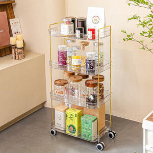 <span class=keywords><strong>Chariot</strong></span> <span class=keywords><strong>de</strong></span> stockage à roulettes empilable-<span class=keywords><strong>Chariot</strong></span> utilitaire peu encombrant avec roues, montage facile et conception durable - Product Image 6