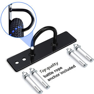 1.5 pollici 30 piedi di diametro fitness nylon darcon esercizio di allenamento corda da battaglia con <span class=keywords><strong>kit</strong></span> di ancoraggio <span class=keywords><strong>per</strong></span> <span class=keywords><strong>palestra</strong></span> domestica all'aperto - Product Image 4