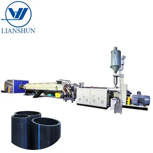 Maquinaria de fabricación de tubos HDPE, extrusora de tubos hdpe de gran diámetro