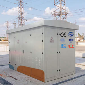 Poste de transformateur de type européen haute sécurité <span class=keywords><strong>triphasé</strong></span> 3KV/400V/35KV 60Hz pour réseau électrique urbain - Product Image 2